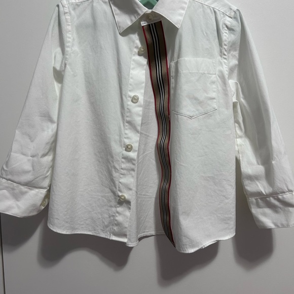 White Burberry shirt wore twice only - Picture 3 of 5